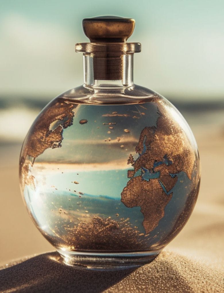 AI World Ocean Day Beauty in a bottle 