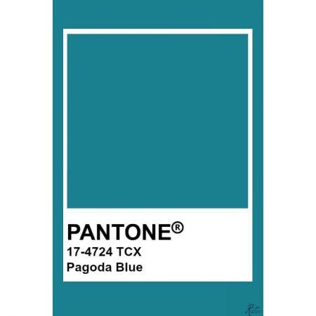 Pantone Pagoda blue 