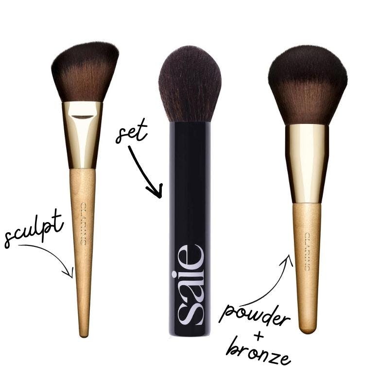 Collage of the best cheek brushes