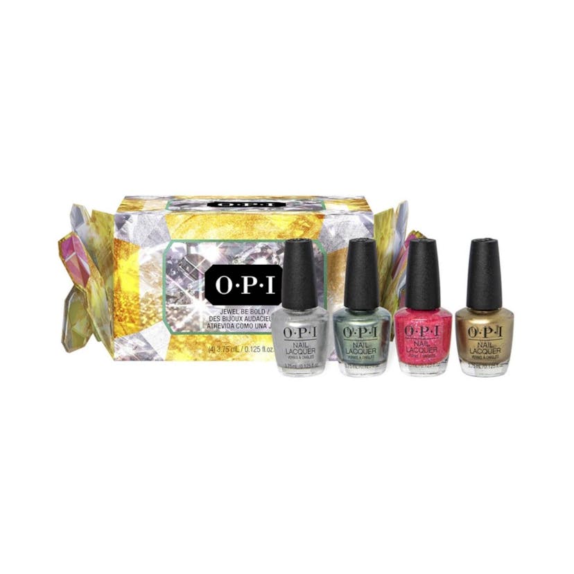 OPI Jewel Be Bold Collection Nail Lacquer 4-Piece Mini Cracker, £21.90