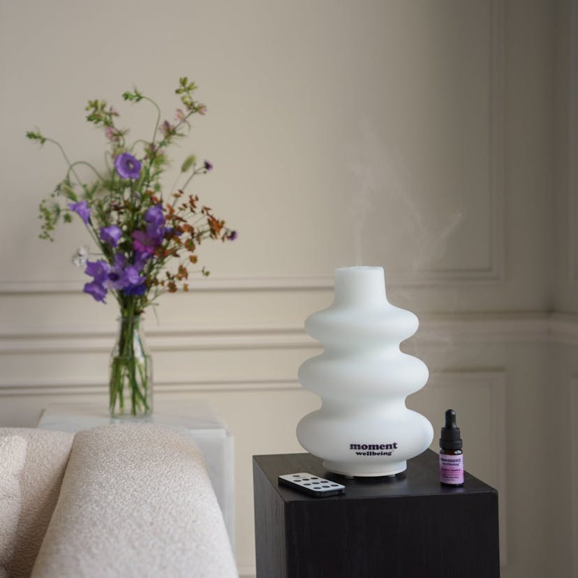Moment well-being hub ultrasonic essential oil diffuser, £89  