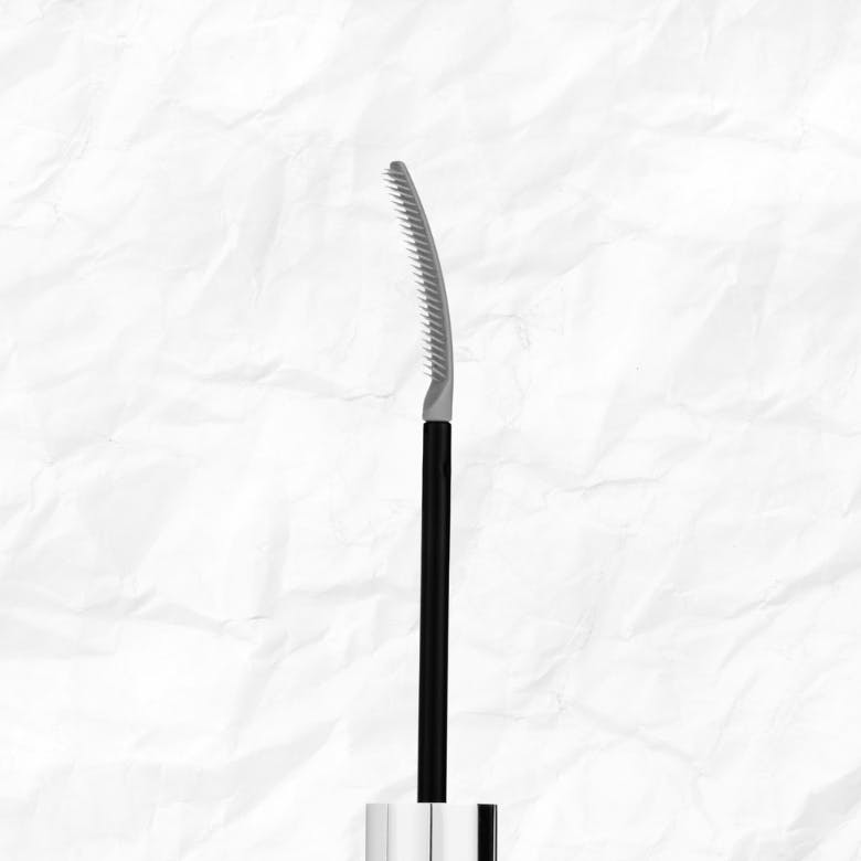 mascara with a comb wand