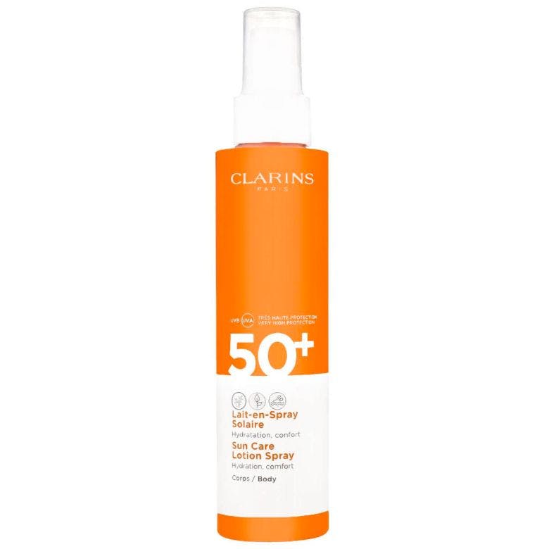 clarins suncare lotion spray